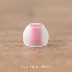 イヤピース Eタイプ CLEAR赤軸 Mサイズ 6個 FI-EPECL2M4