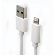 柔らかライトニングケーブル 0.5m ホワイト FS-MFISL50-WH