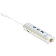 USB3.1 TypeCドッキングステーションミニ LAN/シルバー PUD-PDC3LSVA