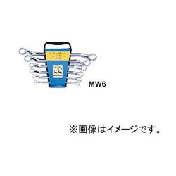 ライト精機 メガネレンチ6本組 MW6 [めがねレンチ]