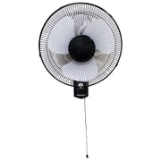 壁掛け扇風機 黒 WYF1604-BK