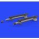 EDU648467 シャフリル2 空対空ミサイル 2個入り [1/48 プラモデル]