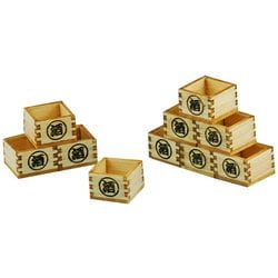 WZ-020 檜の酒枡 [1/12 和の造作シリーズ No.20]