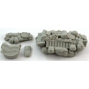 PZ35539 独・III号戦車G-J型用・北アフリカ車外搭載品 [1/35 レジン製ディティールアップパーツ]