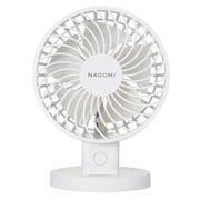 USBミニデスクファン NAGOMI ホワイト DF-T1917WH