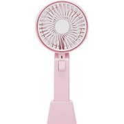 ハンディファン USB給電 5枚羽根 ピンク AHF-710 PK