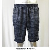 さらっと爽快 ハーフパンツ メンズ 迷彩柄ハーフパンツ 100-502 M クロ