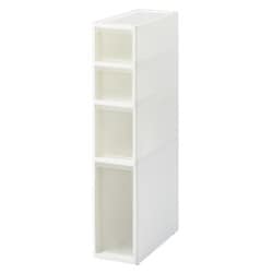 リセスリムストッカーS2M1L1段 ホワイト