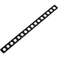G249 [取付金具 黒 穴径：7mm サイズ：15×198mm]