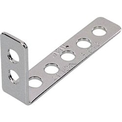 S913 [取付金具（L型）クロームメッキ 穴径7mm サイズ：15×72×37mm]