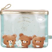 CU65901 アクセサリーフラットポーチ リラックマ チャイロイコグマ チョコミントアイス [キャラクターグッズ]