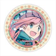ゆるキャン△ ポリカバッジ 各務原なでしこ 原作絵 [キャラクターグッズ]