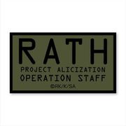 ソードアート・オンライン アリシゼーション RATH社 スタッフワッペン 着脱式 [キャラクターグッズ]