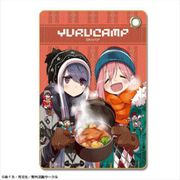 ゆるキャン△ レザーパスケース デザイン03 各務原なでしこ＆志摩リン C [キャラクターグッズ]