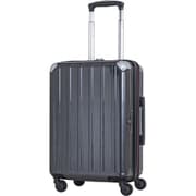 スーツケース 拡張タイプ 旅行日数目安：3～4泊 40L/拡張時46L TSAロック搭載 機内持ち込み可 ブラックヘアーライン SK-0739-50