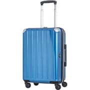 スーツケース 拡張タイプ 旅行日数目安：3～4泊 40L/拡張時46L TSAロック搭載 機内持ち込み可 ブルーヘアーライン SK-0739-50
