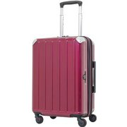 ハードスーツケース/ファスナー 40L-46L SK-0739-50 レッド