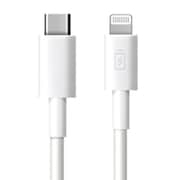 USB Type-C ＆ Lightning USBケーブル 1m ホワイト ストレート PG-LCC10M02WH