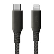 USB Type-C for Lightning USBケーブル PD対応 1m ブラック タフ PG-LCC10M05BK