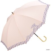 長傘  アリエル/シェルスカラップ 手開き 日傘 8本骨 婦人 50cm 81-DS055  ピンク
