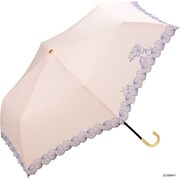 折りたたみ傘 アリエル/シェルスカラップmini 手開き 日傘 6本骨 婦人 50cm 801-DS055 ピンク