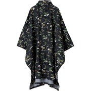 K104-179 [キウレインポンチョ マイティー 婦人 リゾート ブラック]