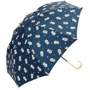 軽量 長傘 PUラージ&ライト/パイナップル ユニセックス 晴雨兼用 UVカット 52cm BE-99905 ネイビー