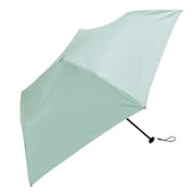 折りたたみ傘 PUスーパーライト/ソリッドカラー ミニ 婦人 晴雨兼用 UVカット軽量 無地 50cm BE-09901 グリーン