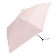折りたたみ傘 PUスーパーライト/ソリッドカラー ミニ 婦人 晴雨兼用 UVカット軽量 無地 50cm BE-09901 ピンク