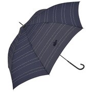 ドットボーダースリムジャンプ 長傘 60cm ネイビー 1351