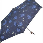 2220 ネイビー [折りたたみ傘 花柄 フラワー 婦人 晴雨兼用 T/C UV 50cm]
