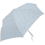 MK629300 サックス [折りたたみ傘 SV グリッター 手開き 6本骨 婦人 55cm]