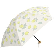 MK626000 ホワイト [折りたたみ傘 レモン 手開き 6本骨 婦人 50cm]
