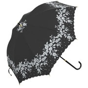 MK632500 ブラック [長傘 SV プティローズ 手開き 8本骨 婦人 50cm]