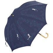 MK633900 ネイビー [長傘 SV フラワーサークルCAT 手開き 8本骨 婦人 50cm]
