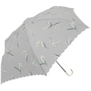 MK632200 グレー [折りたたみ傘 SV すずらん 手開き 6本骨 婦人 50cm]