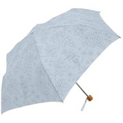 MK633400 サックス [折りたたみ傘 SV ぶどう 手開き 6本骨 婦人 50cm]