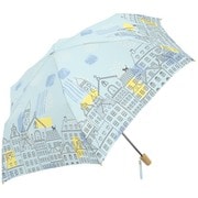 MK499400 ライトブルー [折りたたみ傘 sunny town 手開き 6本骨 婦人 55cm]