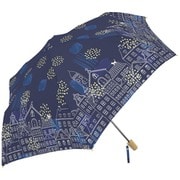 MK499400 ネイビー [折りたたみ傘 sunny town 手開き 6本骨 婦人 55cm]