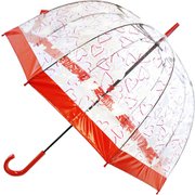 2115255800 [BirdcageMOONBAT Original Heart Red 長傘 65cm レッド]