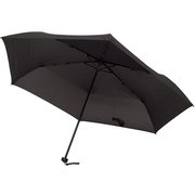 688048-53 ブラック [折りたたみ傘  軽量ミニカーボン 手開き 6本骨 ユニセックス 60cm]