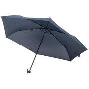 688048-53 ネイビー [折りたたみ傘  軽量ミニカーボン 手開き 6本骨 ユニセックス 60cm]