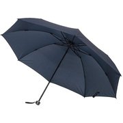 688028-04 ネイビー [折りたたみ傘  軽量ミニカーボン 手開き 8本骨 ユニセックス 65cm]