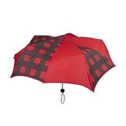 4560497088043 折りたたみ傘 45-55cm レッド ギンガム [パンプキンブレラ スーパーミニ 手開き ユニセックス]