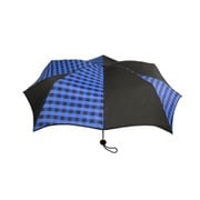 4560497088050 折りたたみ傘 45-55cm ブルー ギンガム [パンプキンブレラ スーパーミニ 手開き ユニセックス]