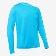 防虫長袖シャツ L ブルー [st 虫よけさらっとTシャツ長袖 Lサイズ 防虫長袖シャツ ユニセックス ブルー]
