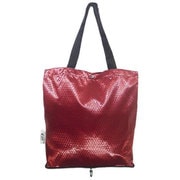 FOLDING TOTE BAG QUILTING JACQUARD トートバッグ ユニセックス レッド