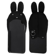 IC-BP18GRMB/MF02 [iPhone XR用 ミッフィー きゃらぐるみケース/フェイス_ブラック]