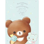 キャラクターグッズ FY23301 クリアホルダー リラックマ チャイロイコグマ・チョコミントアイス 10ポケット