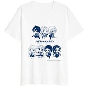 ソードアート・オンライン アリシゼーション ぽぷきゃらTシャツ ネイビー M [キャラクターグッズ]